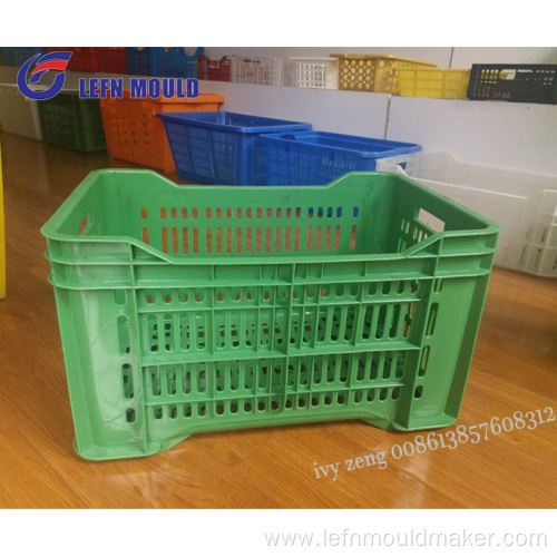 Fruit crate mold Plastic crate injection mould factory